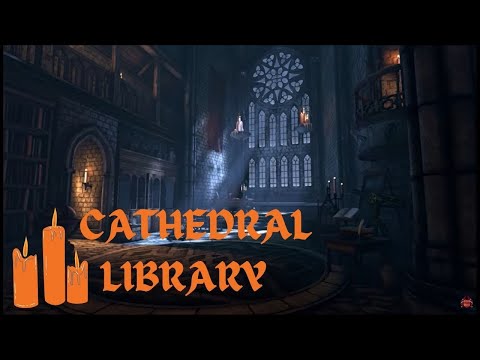 Cathedral Library ???????? - ASMR Ambience