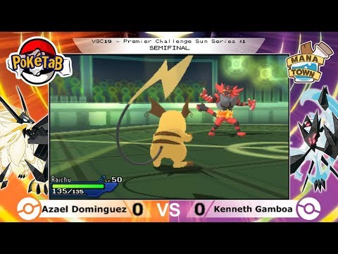Azael Dominguez VS Kenneth Gamboa - SEMIFINAL VGC19 Premier Challenge Sun Series #1