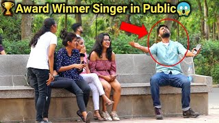 🏆Award Winner Singer Singing in Public Prank😱😂 (Part-2) by PrankBuzz