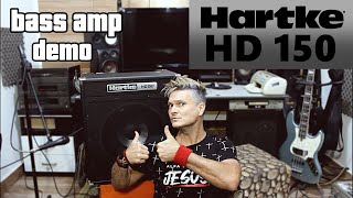 Video thumbnail for Amplificador Baixo Hartke HD 150 - Cubo de Baixo Profissional  [Amp Baixo] by BassTube