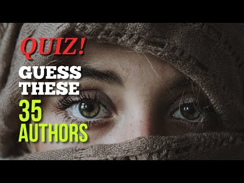 Bookworm Quiz – Guess These 35 Authors #2