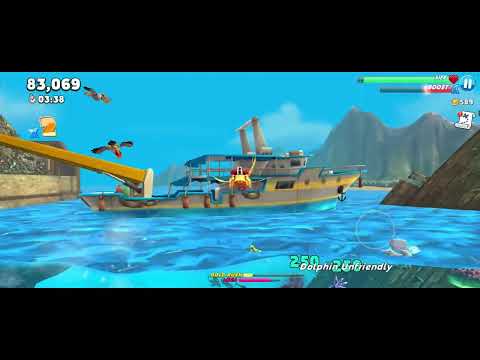 Scored 251K🔥🤩 in Hungry Shark World with Heidi Shark 🦈 4K #gaming #hungrysharkworld #sharkworld