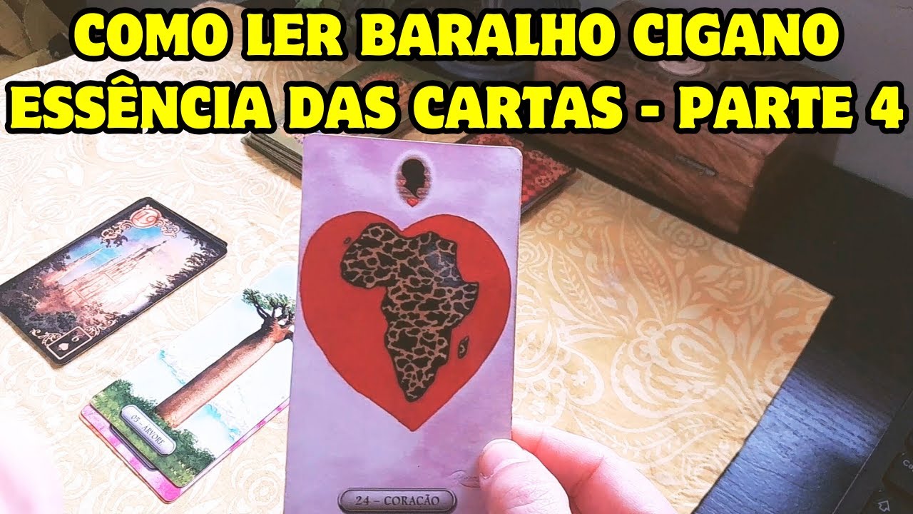 COM JOGAR BARALHO CIGANO - ESSÊNCIA DAS CARTAS - VIDEO 4