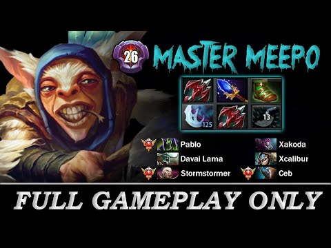 Master Tier Meepo VS Grandmaster Pro Player Invoker (Entity.Stormstormer) - Full Gameplay Meepo #203