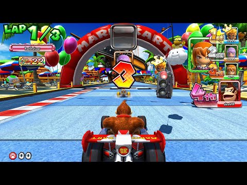 Mario Kart Arcade GP DX 1.18 (English) - Ace Level 22 Battle!! (Master) National Battle Races | UHD