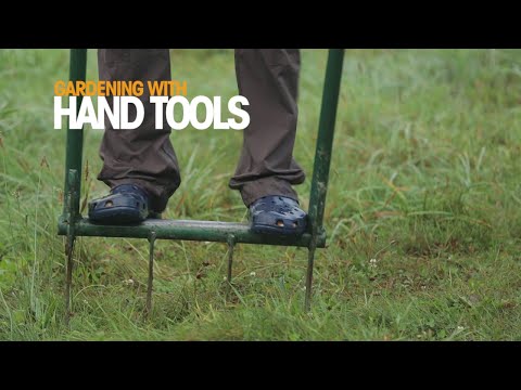 Gardening with hand tools