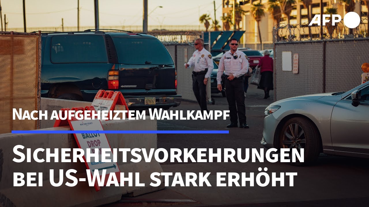 US-Wahl mit massiven Sicherheitsvorkehrungen | AFP