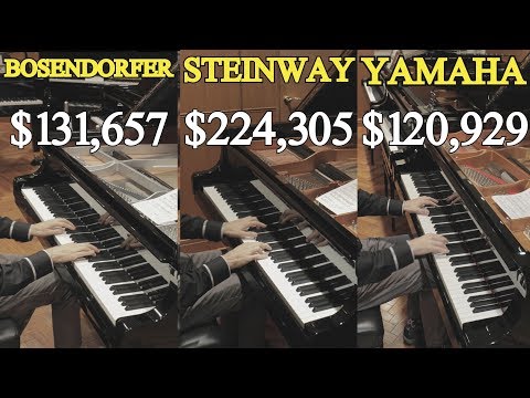 Can You Hear The Difference Between a Steinway, Yamaha and Bosendorfer?
