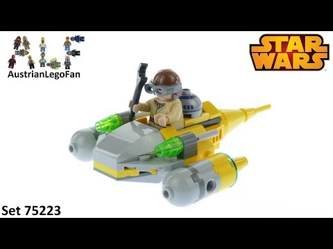 Vidéo LEGO Star Wars 75223 : Microvaisseau Naboo Starfighter