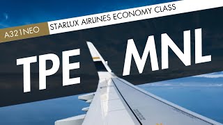 STARLUX A321neo | Economy | Taipei to Manila | JX785