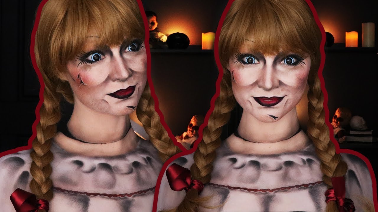 ANNABELLE Halloween Makeup Tutorial | EVERYTHING is Makeup!