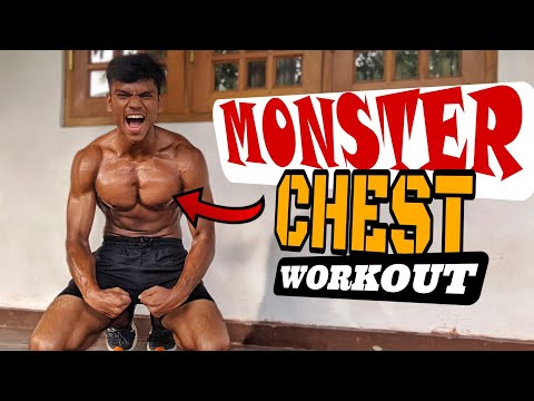 යක්කු ගහන Chest Workout එක || Monster CHEST Workout