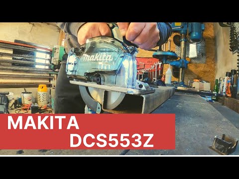 Makita DCS553Z Akumuliatorinis rankinis metalo pjūklas, 18 V, 57,5mm, ø150mm, Be akumuliatorių ir kroviklio! video