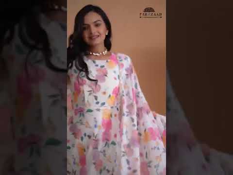 Parizaad Falak Vol 2 2085 Faux Georgette Wholesale Gown With Dupatta – product video thumbnail