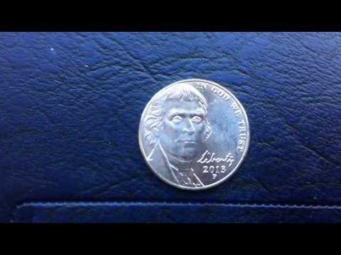 Coins : USA Nickel 2013 P Coin aka Jefferson Nickel