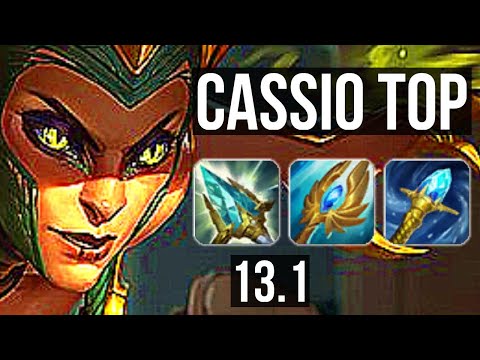 CASSIO vs RYZE (TOP) | 7/1/9, 400+ games, Godlike | KR Diamond | 13.1