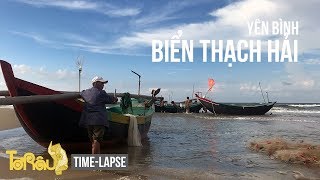 preview picture of video 'YÊN BÌNH BIỂN CHIỀU | Thach Hai Beach Time-Lapse'