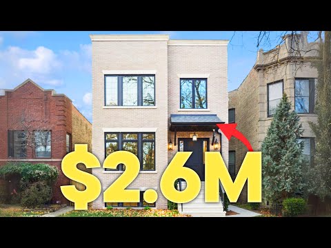 Luxury New Construction Home Tour in North Center, Chicago | $2.6M Modern Masterpiece!