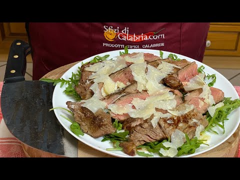 Come cucino la mia Tagliata di Manzo da 900 gr con Rucola e Parmigiano 36 mesi