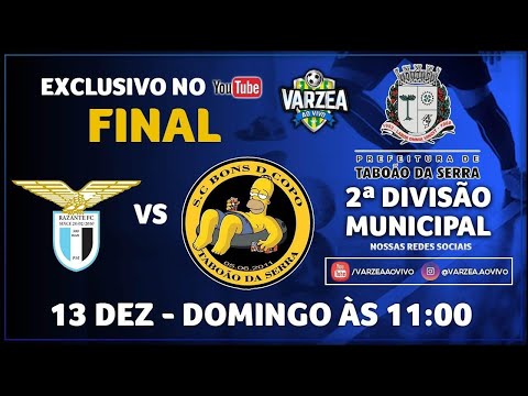 Razante FC x SC Bons D Copo - Final - 2ª Divisão Municipal Taboão da Serra