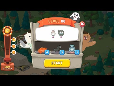 We Bare Bears Match3 Repairs Level 88 HD 1080p