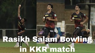 #RasikhSalam Bowling In @Kolkata Knight Riders Intrasquad practice match ahead of #ipl2022 |