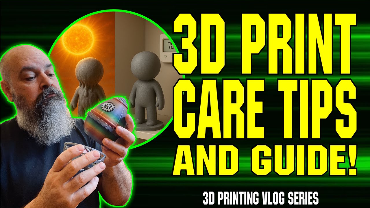 Vlog Series! How to Protect Your 3D Prints: Storage, Heat & Longevity Tips And Guide!