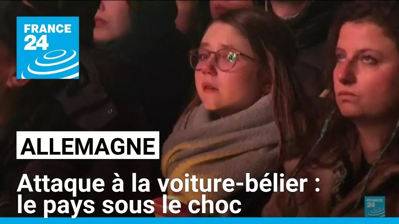 Attaque à la voiture-bélier en Allemagne : cérémonie et hommage et aux victimes • FRANCE 24