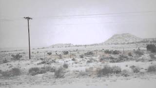 preview picture of video 'New mexico in the snow.'