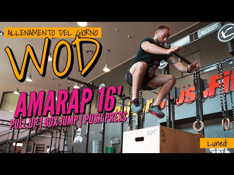 Allenamento del Giorno | Crossfit® Workout | PULL UP - PUSH PRESS - BOX JUMP | Week 23