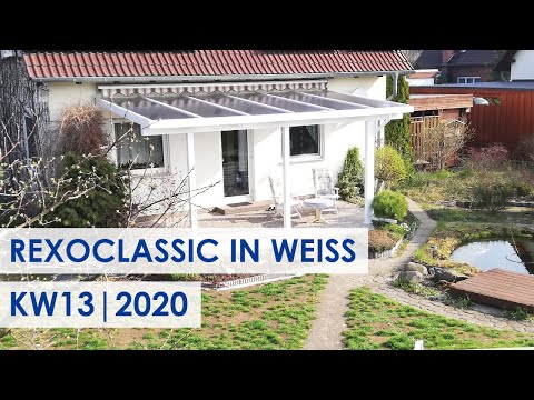 Alu-Terrassendach, klassisch weiß (Kundenbilder KW 13/2020)