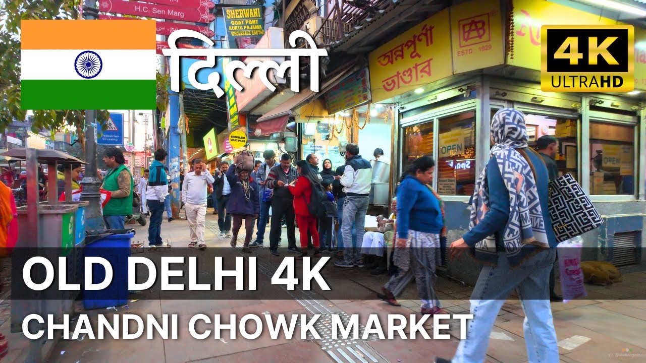Immersive street-level walking tour through India (Market 25), India, showcasing authentic urban landscapes, local architecture, and the vibrant atmosphere of the city's neighborhoods