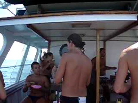 Claudio Lauretti @ Pull party on the boat ferragosto 09 Part 2