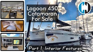 Catamaran For Sale | Lagoon 450 Sail "Somewhere" | Walkthrough Part 1 -Interior Features-