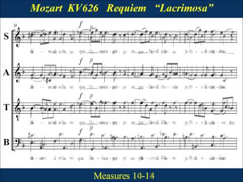 Mozart - KV626 - Requiem - 8 - Lacrimosa - Soprano