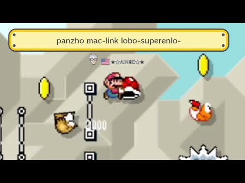 Super Mario Maker:panzho mac-link lobo-superenlo- By: ☆★AINBE★☆