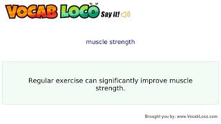 Video thumbnail for muscle strength
