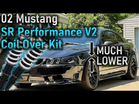Dropping the 02 Mustang Down LOW with a New Coil-Over Kit