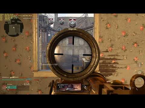 Call of Duty: WWII: Multiplayer (PC gaming) : TDM, map 'SAINTE-MARIE-DU-MONT' / GTX 1080 Ti / 1440p