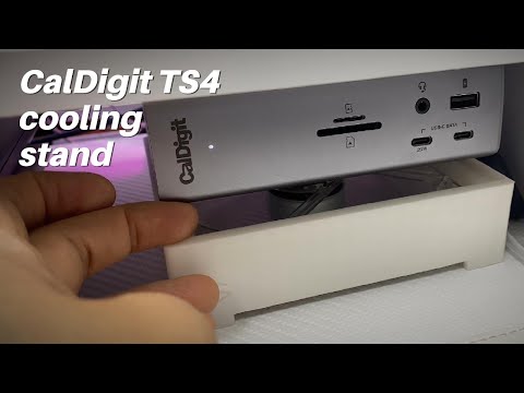 🧑‍🔧 Caldigit TS4 cooling stand・ STL File for 3D printing・Cults