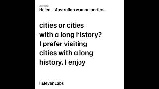 AI Describe a city you enjoyed visiting Part 3