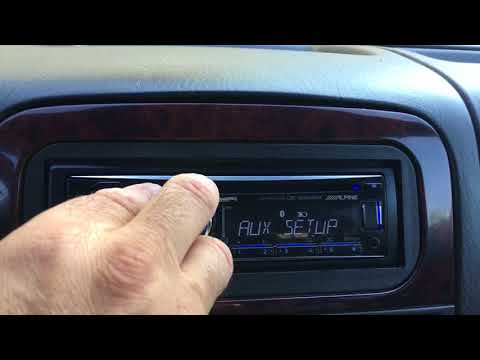 YouTube video about: How to change the time on alpine radio?