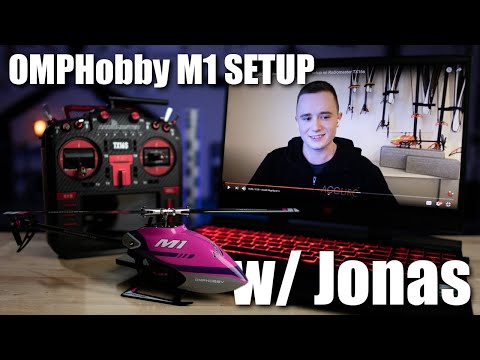 Jonas from AccuRC explains his OMPHobby M1 setup on Radiomaster TX16s