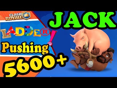 JACK  Comeback Hog Cycle 2.6  Gameplays ladder - Clash Royale