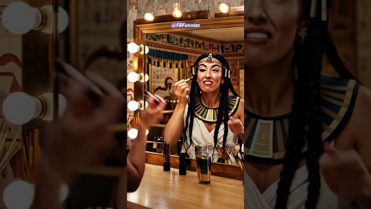 Cleopatra’s Makeup Tutorial: How to Seduce the Most Powerful Man Alive 💅🐍 | Flashback Funnies #8