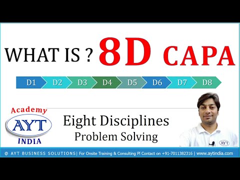 What is 8D - 8 Disciplines of Problem Solving | AYT India | How to Fill 8D CAPA Format