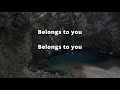 All Belongs to you-DAMITA HADDON