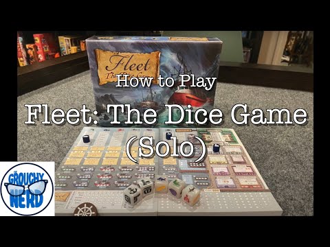 How to Play Fleet The Dice Game solo - YouTube