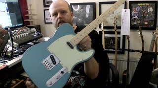 Video thumbnail for Fender Alternate Reality Tenor Tele Lake Placid Blue Demo by Darren Lock Music