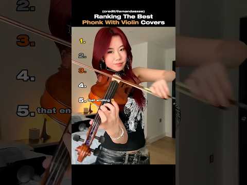 Ranking The Best Phonk With Violin #violin #phonk #ranking #tiktok